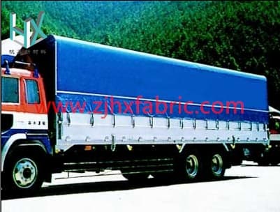 Truck Cover side curtain coated vinyl fabric lona awning